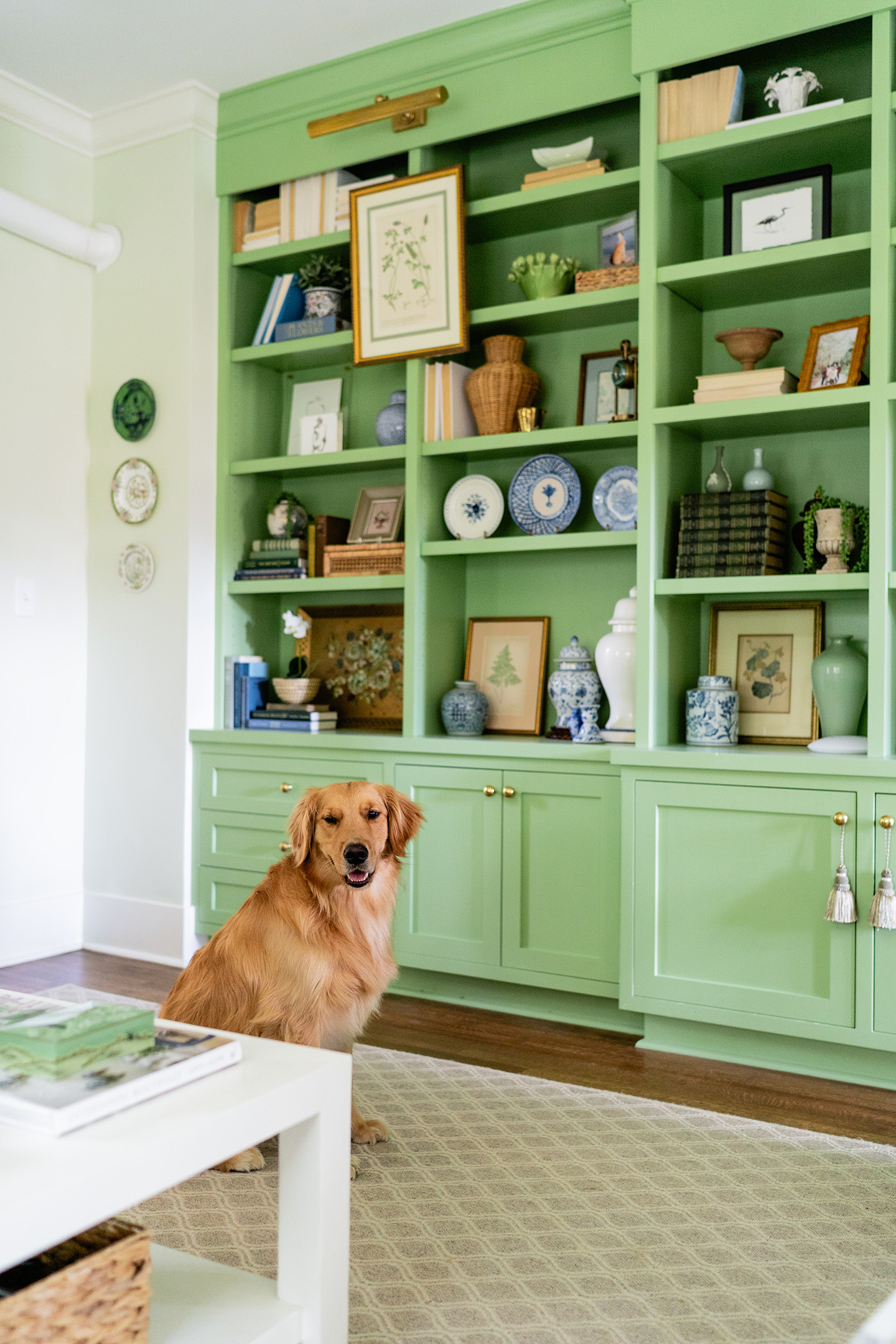 Our Garden Green Family Room Reveal - Color By K